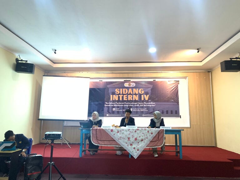 Pelaksanaan Sidang Intern IV FMIPA Unesa 2025 untuk Pengesahan Peraturan PEMIRA